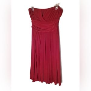 Limited Red Tube Top Dress